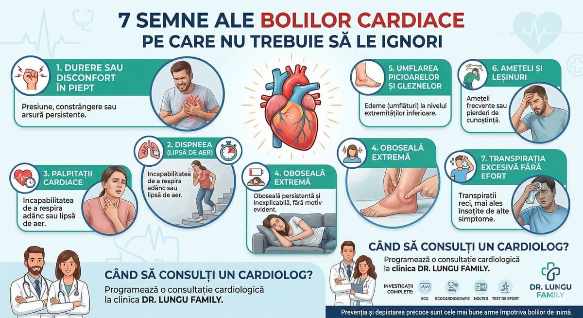 7 Semne ale Bolilor Cardiace pe Care Nu Trebuie Sa Le Ignori