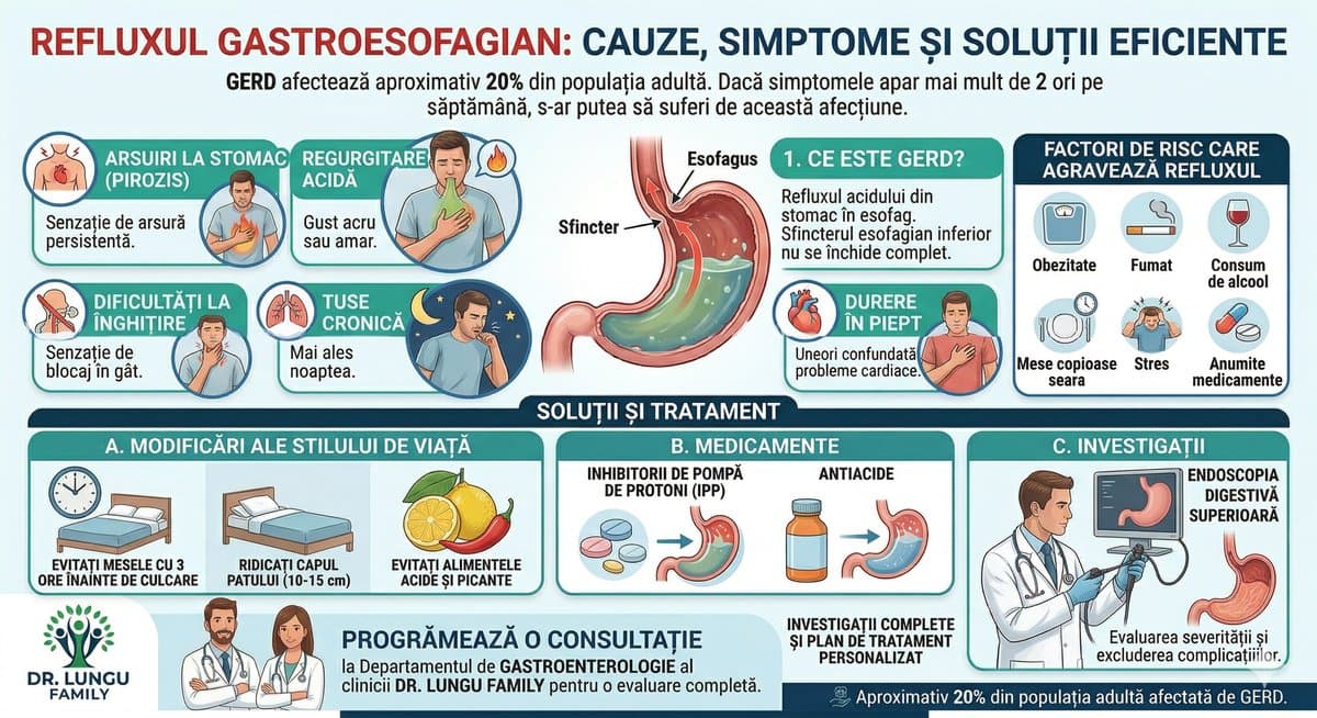 Refluxul Gastroesofagian: Cauze si Solutii Eficiente